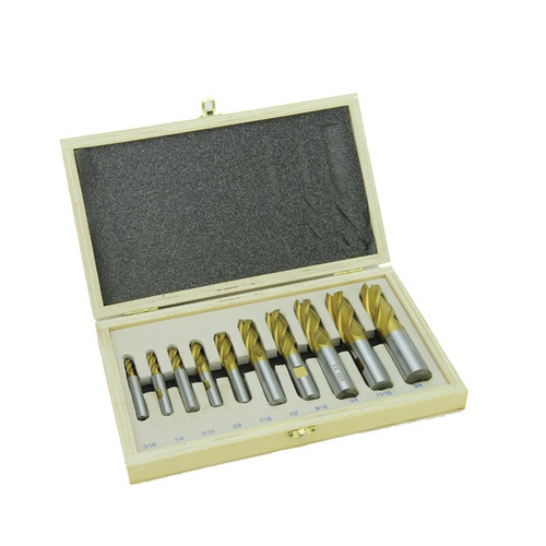 Palmgren End Mill Set 10 Pcs - 9670170