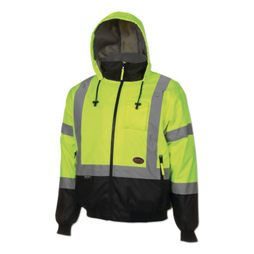 Pioneer 5209U Class 3 Waterproof 2-in-1 Bomber Jacket, Hi-Viz Yellow/Green - Small to 4XL - V1130460U