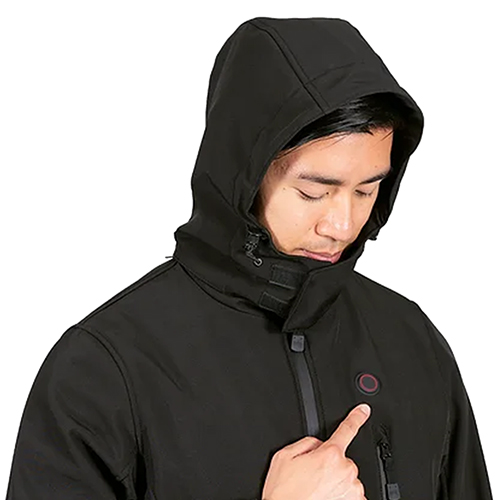 Pioneer Heated Softshell Jacket, Black - (7 Sizes Available)