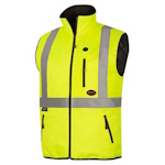 Pioneer Hi-Viz Heated Safety Vest - Hi-Viz Yellow/Green - (7 Sizes Available) ET16937