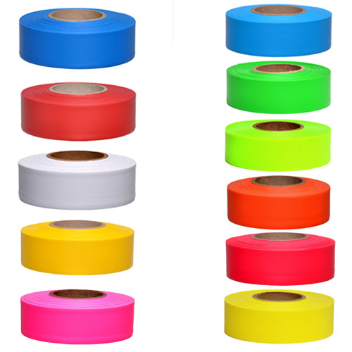 Presco Arctic Solid Color Roll Flagging (Dozen Rolls - 11 Colors Available)  - EngineerSupply