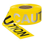 Presco 2 mil Day/Night CAUTION Barricade Tape - RB3102Y16 (Case of 8 Rolls) ES9840