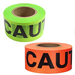 Presco 3 mil High Viz PVC Barricade Tape 3" x 500' - Case of 8 Rolls (2 Colors Available) ES9843