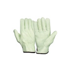 Pyramex Grain Cowhide Leather Driver Gloves w/ Slip-on Cuff Hangtag, Size L - GL2001KHTL ET16659