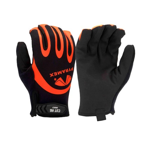 Pyramex General Purpose Synthetic Leather Gloves A6 Cut Hangtag, Size L - GL105CHTL