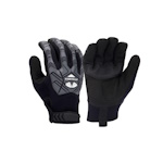 Pyramex Impact Utility Synthetic Leather Palm Gloves Hangtag, Size L - GL204HTL ET16673