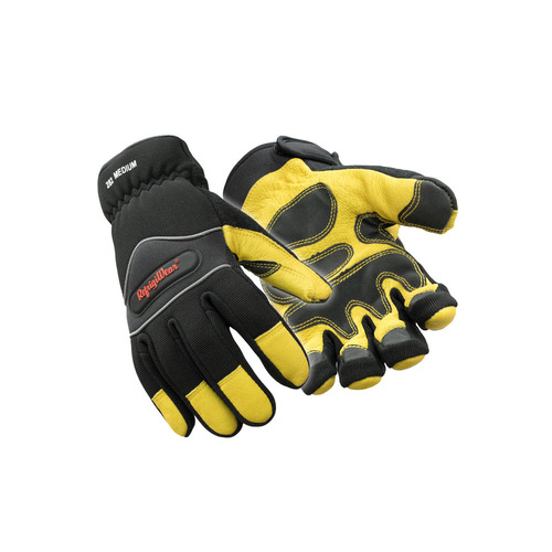  RefrigiWear Touchscreen Insulated Abrasion Safety Glove (Comfort Rating -20F), Gold/Black - 0282RGBKSML