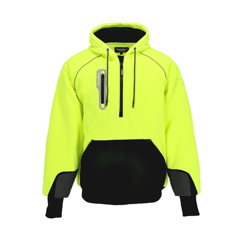 RefrigiWear HiVis PolarForce Sweatshirt, Lime - (8 Sizes Available)
