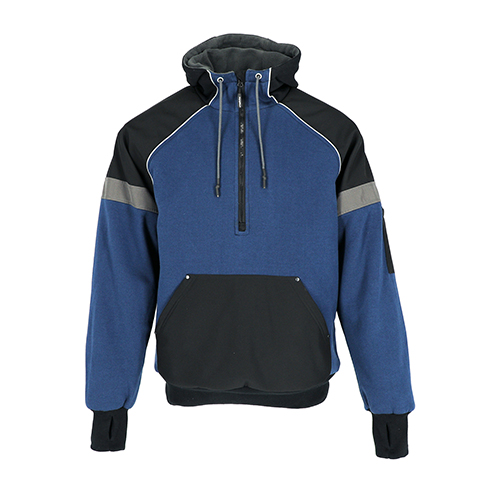  RefrigiWear Frostline Sweatshirt, Black/Blue - (8 Sizes Available)