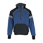 RefrigiWear Frostline Sweatshirt, Black/Blue - (8 Sizes Available) ET17817