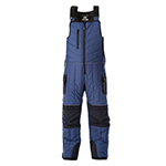 RefrigiWear Frostline Bib Overalls (Comfort Rating -25F), Black/Blue - (7 Sizes Available) ET17818