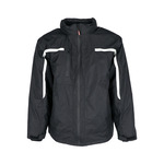 RefrigiWear 3-in-1 Rainwear Jacket (Comfort Rating 10F) Black - (8 Sizes Available) ET17827