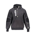 RefrigiWear Extreme Hybrid Sweatshirt, Black - (8 Sizes Available) ET17896