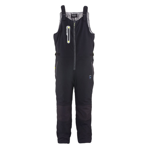 RefrigiWear Extreme Softshell Bib Overalls (Comfort Rating -60F) Black - (8 Sizes Available)