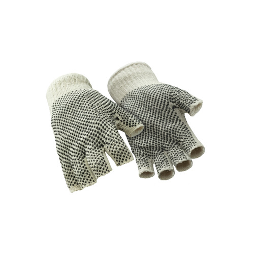  RefrigiWear Fingerless Dot Grip Glove - Large, Natural - 12/Pack - 0303RNATLAR