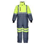 RefrigiWear Freezer Edge Coveralls (Comfort Rating -30F) Lime/Gray - (8 Sizes Available) ET17919
