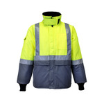 RefrigiWear Freezer Edge Jacket (Comfort Rating -30F) Lime/Gray - (8 Sizes Available) ET17922