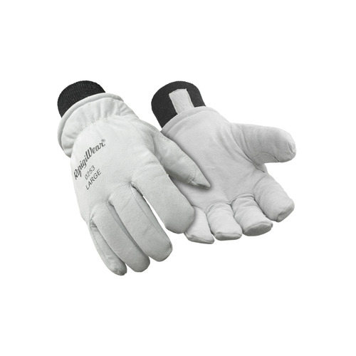  RefrigiWear Goatskin Insulated Glove, White - (2 Sizes Available)