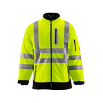 RefrigiWear HiVis Extreme Softshell Jacket (Comfort Rating -60F) Lime/Black - (8 Sizes Available) ET17937
