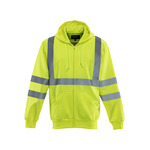 RefrigiWear HiVis Hooded Sweatshirt, Lime - (7 Sizes Available) ET17938