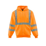 RefrigiWear HiVis Hooded Sweatshirt, Orange - (7 Sizes Available) ET17939