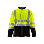 RefrigiWear HiVis Insulated Softshell Jacket (Comfort Rating -20F) Lime/Black - (8 Sizes Available) ET17943