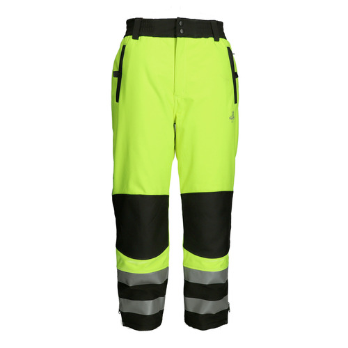  RefrigiWear HiVis Insulated Softshell Pants (Comfort Rating -20F) Lime - (8 Sizes Available)