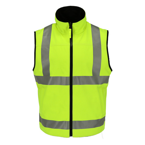  RefrigiWear HiVis Reversible Softshell Vest (Comfort Rating 20F) Lime - (8 Sizes Available)
