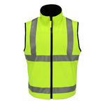 RefrigiWear HiVis Reversible Softshell Vest (Comfort Rating 20F) Lime - (8 Sizes Available) ET17950