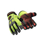 RefrigiWear HiVis Super Grip Glove (Comfort Rating 30F) Lime - (3 Sizes Available) ET17954