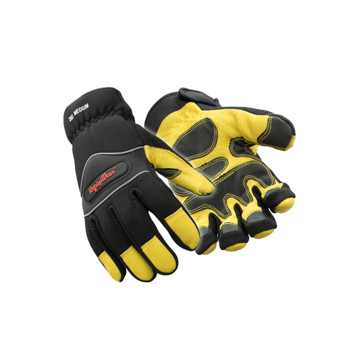  RefrigiWear Insulated Abrasion Safety Glove (Comfort Rating -20F) Gold/Black - (4 Sizes Available)