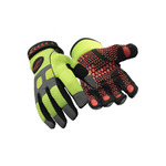 RefrigiWear Insulated HiVis Super Grip Glove (Comfort Rating -15F) Lime - (4 Sizes Available) ET17979