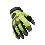 RefrigiWear Insulated HiVis Super Grip Glove with Key-Rite Nib (Comfort Rating -15F) Lime - (4 Sizes Available) ET17981