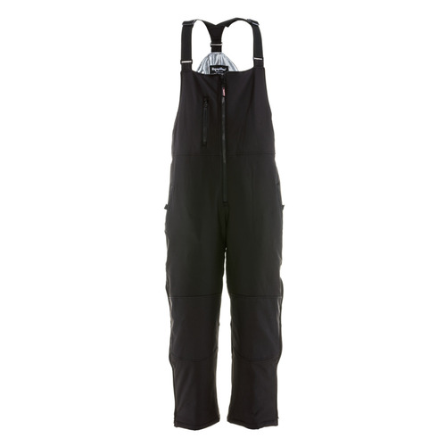  RefrigiWear Insulated Softshell Bib Overalls (Comfort Rating -20F) Black/Charcoal - (8 Sizes Available)