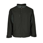 RefrigiWear Insulated Softshell Jacket (Comfort Rating -20F) Black/Charcoal - (8 Sizes Available) ET17986