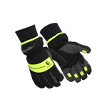 RefrigiWear Endurance Touchscreen Grip Freezer Glove (Comfort Rating -20F), Black/Lime - (3 Sizes Available) ET19546