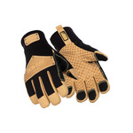 RefrigiWear Iron-Tuff Insulated Leather Gloves (Comfort Rating -30F) Gold - (3 Sizes Available) ET18689