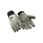 RefrigiWear Latex-Coated Cowhide Freezer Glove (Comfort Rating -20F), Gray - (3 Sizes Available) ET18703