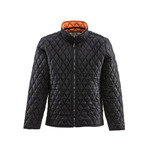 RefrigiWear Lightweight Diamond Quilted Jacket (Comfort Rating 30F) Black - (8 Sizes Available) ET18705