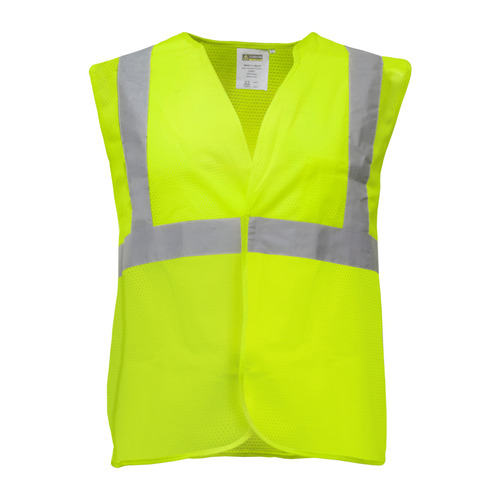  RefrigiWear Mesh Safety Vest, Lime - (7 Sizes Available)