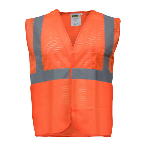  RefrigiWear Mesh Safety Vest, Orange - (7 Sizes Available)