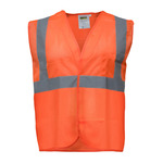 RefrigiWear Mesh Safety Vest, Orange - (7 Sizes Available) ET18711