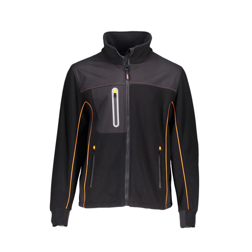  RefrigiWear PolarForce Hybrid Fleece Jacket (Comfort Rating 20F), Black - (8 Sizes Available)