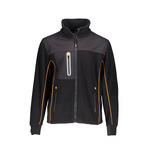RefrigiWear PolarForce Hybrid Fleece Jacket (Comfort Rating 20F), Black - (8 Sizes Available) ET18722
