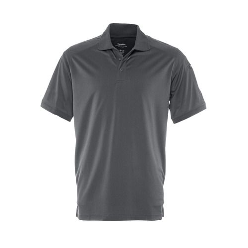  RefrigiWear Snag-Proof Short Sleeve Polo Shirt, Charcoal - (8 Sizes Available)