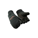 RefrigiWear Softshell Convertible Mitt (Comfort Rating -10F) Black - (3 Sizes Available) ET18830