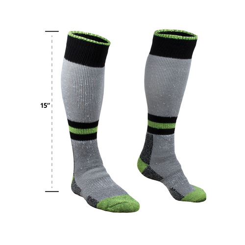  RefrigiWear Super Sock - L/XL, Lime - 0036RHVLLXL