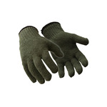 RefrigiWear Wool Glove Liner, Green - 12/Pack - (2 Sizes Available) ET18922