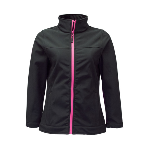 RefrigiWear Women's Softshell Jacket (Comfort Rating 20F) Black - (6 Sizes Available) ET18939