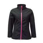 RefrigiWear Women's Softshell Jacket (Comfort Rating 20F) Black - (6 Sizes Available) ET18939